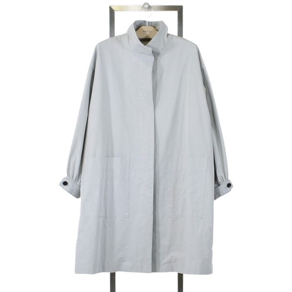 100% a hundred percent グレー 長袖　ウールワンピース 100% a hundred percent - NOISE ONLINE SHOP - ノイズ